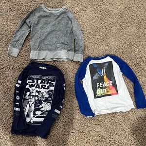 Gap boys long sleeved shirts